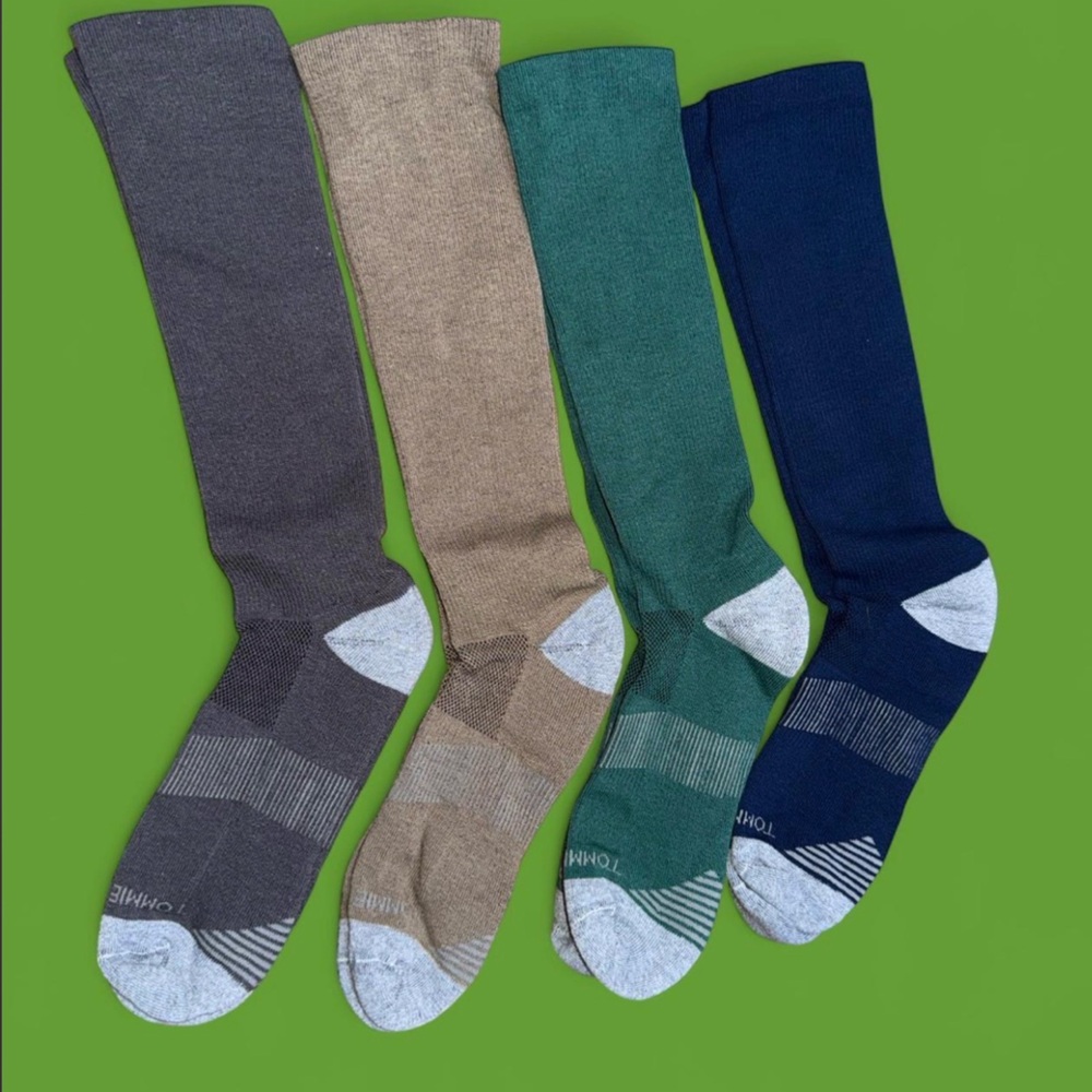 Tommie Copper Men’s Compression OTC Socks 4-Pack - Size 6-8.5
